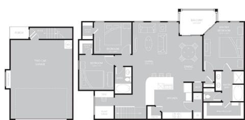 MOP C2T  floor plan at Villages of Magnolia, Magnolia, TX